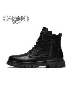 اشتري New CARTELO Fashion High Top Outdoor Work Boots في السعودية