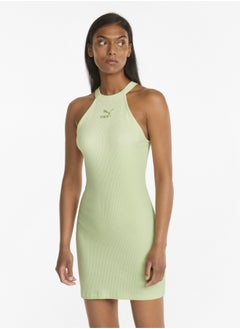 Buy Classics Ribbed Womens Sleeveless Dress in UAE