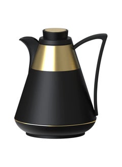 Buy Vacuum Flask Coffee Carafe Leakproof Thermos keeps your Beverages Hot for long time DGAC010 Black 1.0 Ltr in UAE