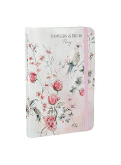 Buy Flowers & Birds Peony A6 Notebook in UAE