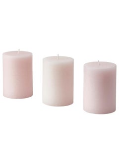 Buy Scented Pillar Candle, Jasmine/Pink, 30 Hr in Saudi Arabia