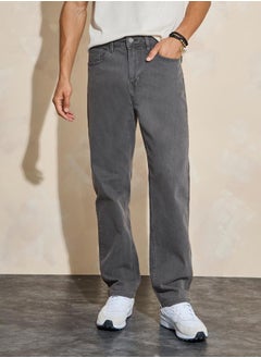 اشتري Cotton Stretch 5-Pocket Relaxed Fit Jeans في السعودية