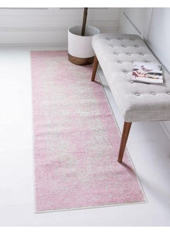 اشتري Bromley Collection Area Rug Midnight (2' X 6' 9" Runner Pink Ivory) في الامارات