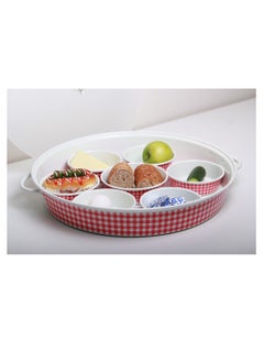 Buy Luxury breakfast tray with lid and serving bowls with a unique and elegant design in Saudi Arabia