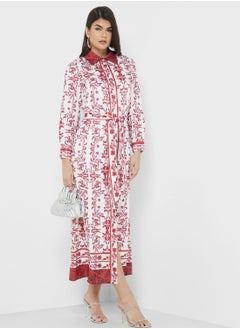 Buy Abtract Print Dress in UAE