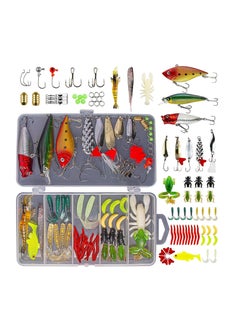 Freshwater Fishing Lures Kit 162pcs Fishing Tackle Box with Pliers  Swimbaits Spinners Spoon Bait Worms Jigs Fishing Hooks for Bass Walleye Trout  Fishing Equipment Gear price in Saudi Arabia
