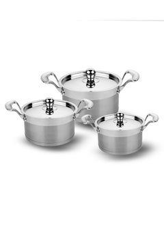 Buy 6-piece steel cookware set in Saudi Arabia