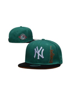 Buy New Era 9Fort New York Yankees American Hip Hop Baseball Hat Flat Edge Hat Sun Hat Pure Cotton Men's and Women's Street Dance Outdoor Sports Green in UAE