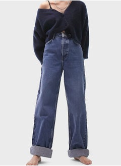 Buy High Waist Mom Jeans in Saudi Arabia