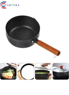 اشتري Milk Pan Mini Saucepan | Soup Pot Butter Warmer Stockpot Measuring Pan | Turkish Coffee Pot Instant Noodle Pot for Kitchen Cooking Tool 18cm Stainless Steel Saucepan في الامارات