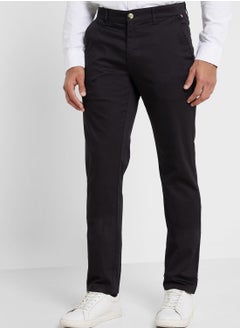 Buy Thomas Scott Men Mid-Rise Classic Slim Fit Trousers in Saudi Arabia