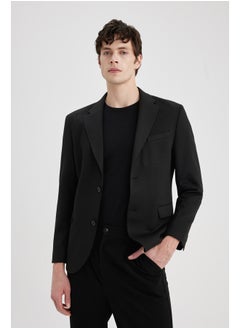 Buy Man Smart Casual Modern Fit Mono Neck Blazer in Egypt