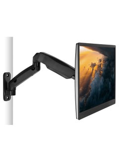 Buy Computer Monitor Wall Mount Arm, Height Adjustable Articulating with Gas Spring Arm, for 17-32 inch LCD, LED Computer Monitors in UAE