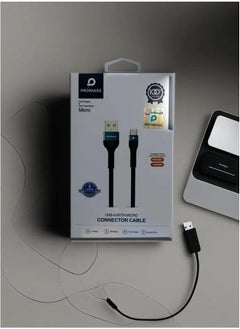 Buy USB A to Micro USB Cable for Seamless Data Transfer and Charging in a Compact and Durable Design in Saudi Arabia