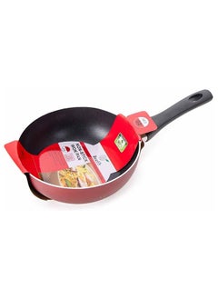 Buy Beefit 20Cm Non-Stick Wok Pan Maroon (Bw-20R) in UAE