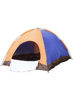 اشتري 3-Person Camping Tent, Family Pop Up Dome Tent, Waterproof Instant Tent, Portable Sun Protection Tent, Lightweight Beach Tent for Sports Travel Picnic Backpacking في مصر