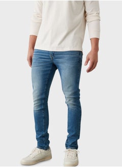 اشتري Mid Wash Skinny Fit Jeans في السعودية