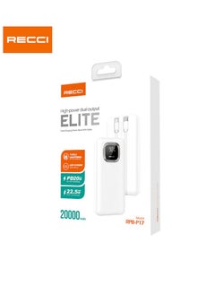 Buy Power Bank Elite 20000mAh  22.5W with Digital Display in Egypt