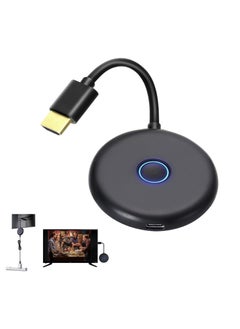 اشتري Wireless HDMI Display Adapter, 4k@60hz Display for WiFi Streaming Movies, Shows, and Live TV Receiver from iPhone, iPad, Android, Tablet, 2.4GHz and 5GHz Dual Band WiFi في السعودية