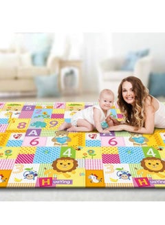 Buy Play Mat, 200 * 180 CM Playmat, Baby Play Mat for Floor Play, Extra Thick Kids Crawling Mat, Water Proof and Reversible Large Soft for Toddler in UAE