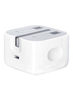 Buy Apple 20W Usb-C Power Adapter  Iphone 13 SERIES - Ipad Pro White in UAE