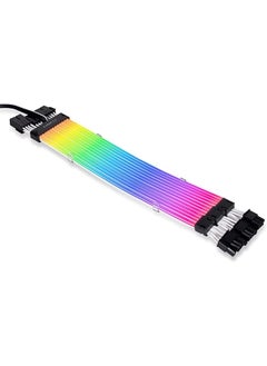 Buy Strimer Plus V2 Triple 8 Pin Pw12 Pv2 Addressable Rgb Vga Power Cable No Controller Included For Triple 8 Pin Gpu Connector Pw12 Pv2 Black in Saudi Arabia