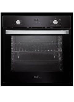 Buy Built in Gas Oven 8 Functions With Fan and Gas Grill-60CM-65 Liter-Black Glass EL10XLBFG in Egypt