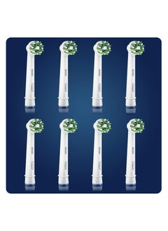 اشتري CrossAction Replacement Toothbrush Head with CleanMaximiser Technology, Pack of 8 في الامارات