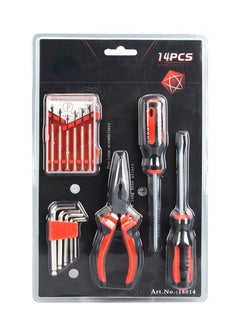 Buy 14-Pieces Household Hardware Hand Tools Set Electrician Multifunctional Maintenance Tools in Saudi Arabia