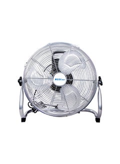 اشتري Modi Floor Standing Fan – 16" With 3 Blades – 3 Speed Settings And Tilt Option, Powerful Circulation, Wall Mountable, Fixtures And Fittings Included – Chrome Finish في الامارات