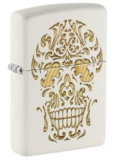 اشتري Zippo 48710 214 Sugar Skull Design White Matte Windproof Lighter في الامارات