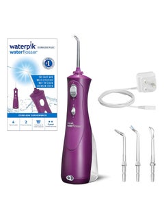 Buy Cordless Plus Water Flosser with  Rechargeable Battery, Orchid WP-465 in UAE
