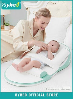 اشتري Baby Nursing Pillow, Multi-Functional Breastfeeding Pillows, Infant Anti-Spit Milk Slope Mat, Memory cotton Supportive Cushion for Comfortable Bottle-feeding في الامارات