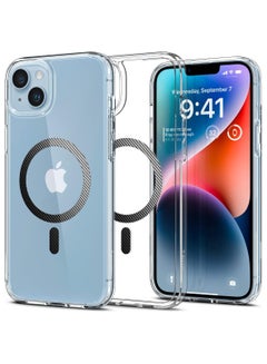 Buy Spigen Ultra Hybrid MagFit [Long Lasting Clarity] [Military Grade Shockproof] Case Compatible with iPhone 14 Plus - Carbon Fiber in Egypt