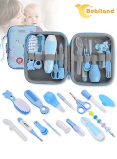 Buy New Baby Healthcare and Grooming Kit, 20 in 1 Baby Electric Nail Trimmer Set Newborn Nursery Health Care Set for Newborn Infant Toddlers Baby Boys Girls Kids 0-3 Years (Blue) in UAE