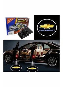 اشتري 2-Piece LED Car Door Chevrolet Logo Projector Shadow Light Set في السعودية