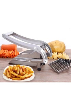 Buy Stainless Steel French Fries Cutter Cucumber Chopper Kitchen Gadgets in UAE