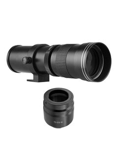 اشتري Camera MF Super Telephoto Zoom Lens F/8.3-16 420-800mm T2 Mount with RF-mount Adapter Ring 1/4 Thread Replacement for Canon EOS R/ R3/ R5/ R5C/ R6/ RP RF-Mount Cameras في السعودية