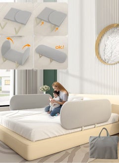 Toddler Bed Rails For Travel - Baby Guard Bed Rail Portable For Crib, Twin, Queen, Full, King Size Beds - Easy To Assemble, Safety Bed Side Rail For