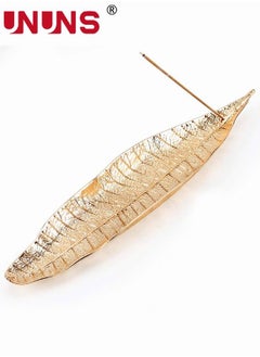 اشتري Incense Holder,Leaf Shape Incense Burner,Incense Holders For Sticks Ash Catcher,Suitable For All Sizes Of Incense Stick,Best For Meditation,Yoga,Home,Office,11 Inches Long في الامارات