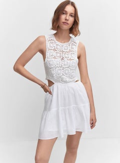 Buy Lace Cut Out Detail Dress in UAE