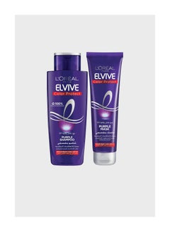 Buy Elvive Colour Protect Purple Shampoo And Conditione in UAE