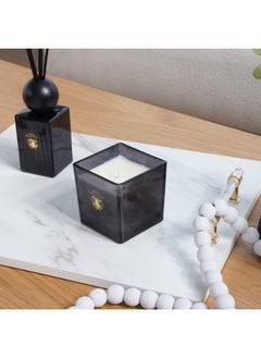 اشتري Senses Black Forest Scented Jar Candle 220gm - Grey - 28 hrs في الامارات