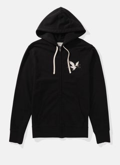 Buy AE Logo Graphic Zip-Up Hoodie in Egypt