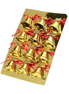 Buy Merry Christmas 1Set/12Pcs Bell Bow Bell Christmas Tree Decoration Christmas Supply in Egypt