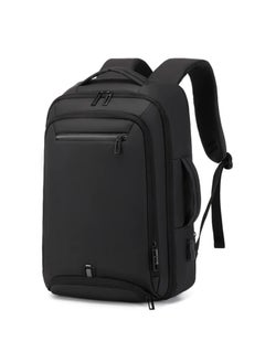 Buy Rahala Rl-5306 Expandable 15.6 Inch Laptop Travel Backpack Waterproof Business USB, Black in Egypt