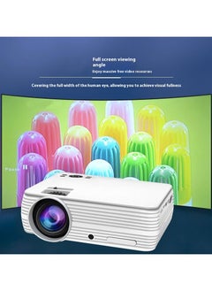 اشتري New mini LED wireless WIFI same screen projector HD entertainment home portable projector في الامارات