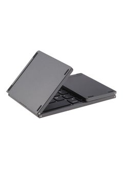 Buy Wireless Foldable Keyboard With Touchpad Dark Grey in Saudi Arabia