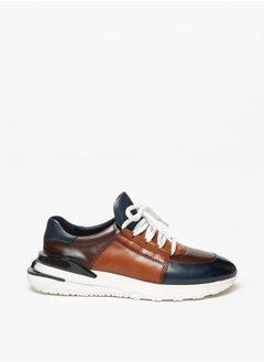 Buy Mens' Colourblock Sneakers with Lace-Up Closure in Saudi Arabia