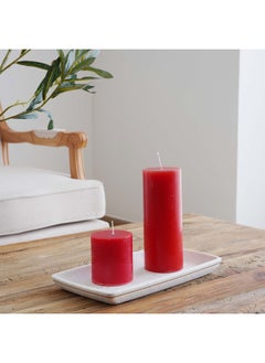 اشتري Indulgence Blackberry Cinnamon Pillar Candle Dia7x18 cm - 80 Hrs في الامارات